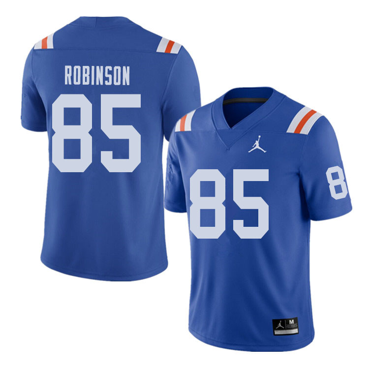 Jordan Brand Men #85 James Robinson Florida Gators Throwback Alternate College Football Jerseys Sale